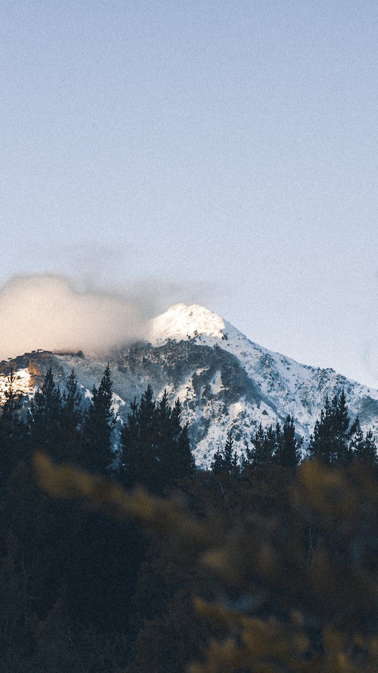 nieve paisaje montanas invierno