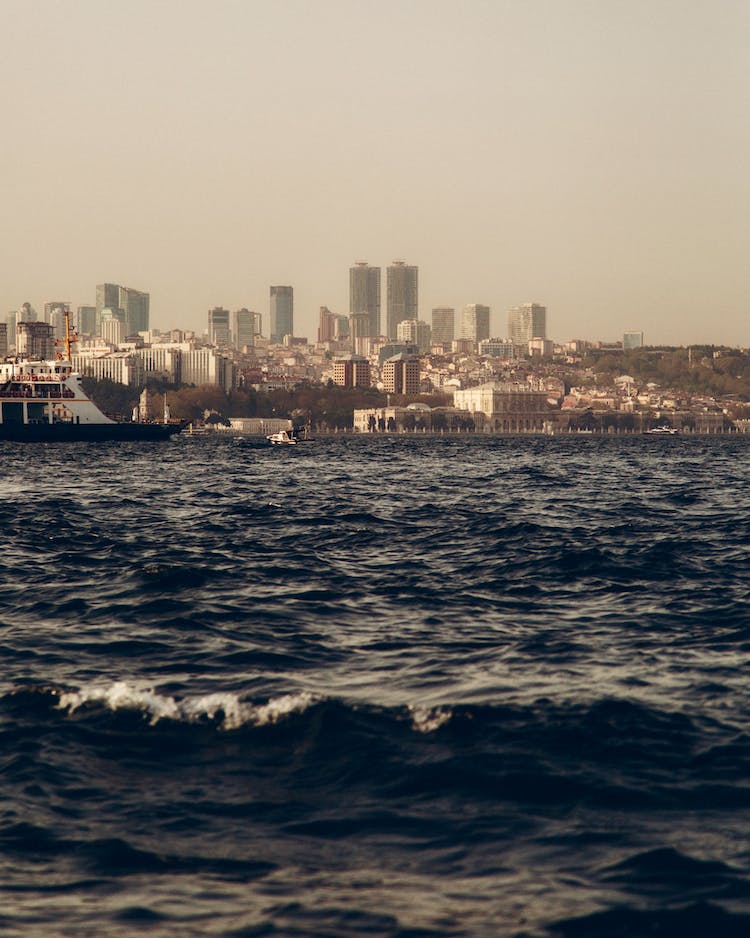 mar ciudad panorama urbano oceano