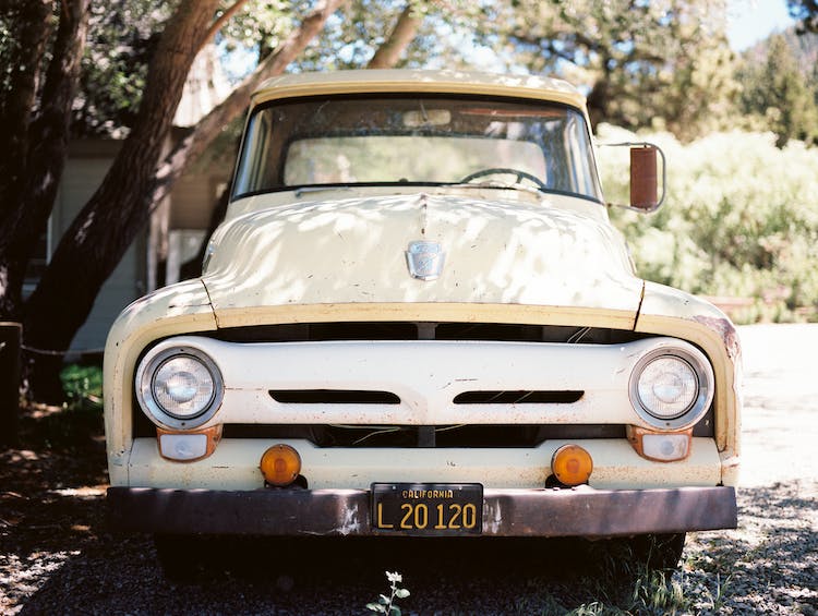 coche vehiculo vintage oxido