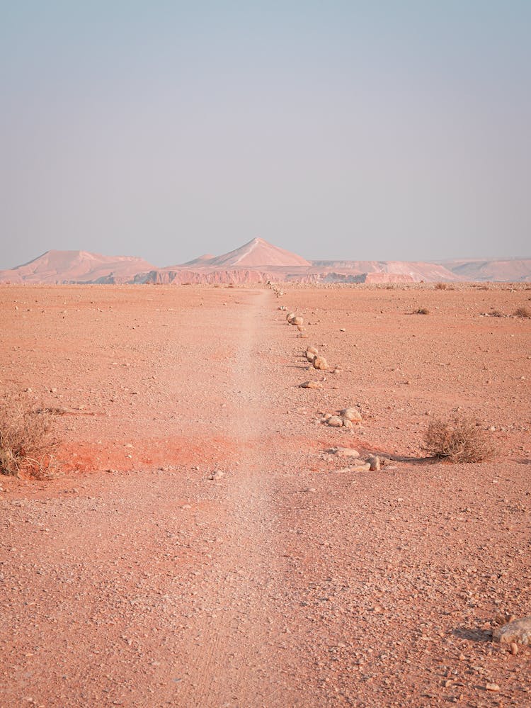 paisaje desierto seco colina