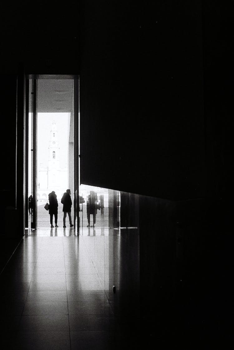 ligero blanco y negro ciudad arte