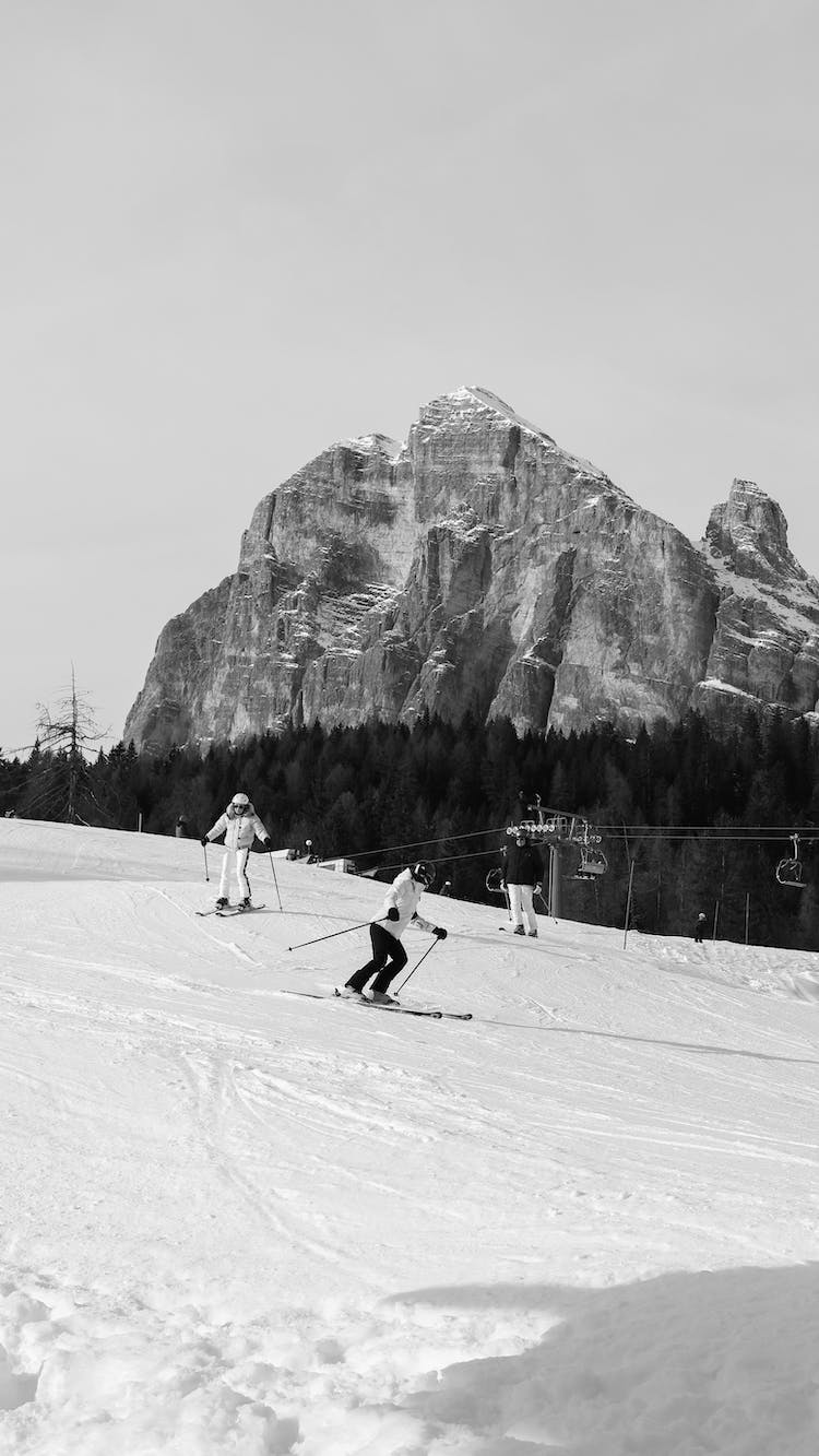 resfriado nieve paisaje gente