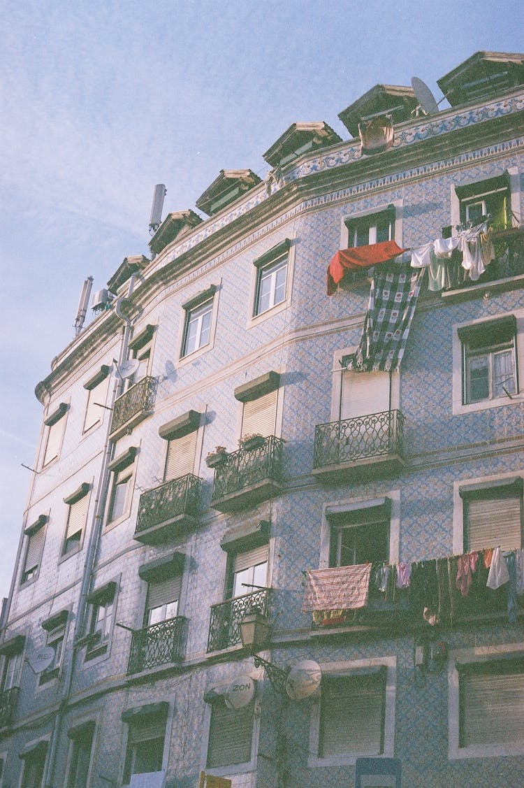 edificio arquitectura ropa ventanas