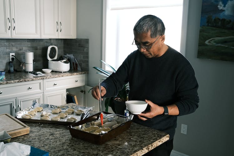 comida hombre cocina cocinando