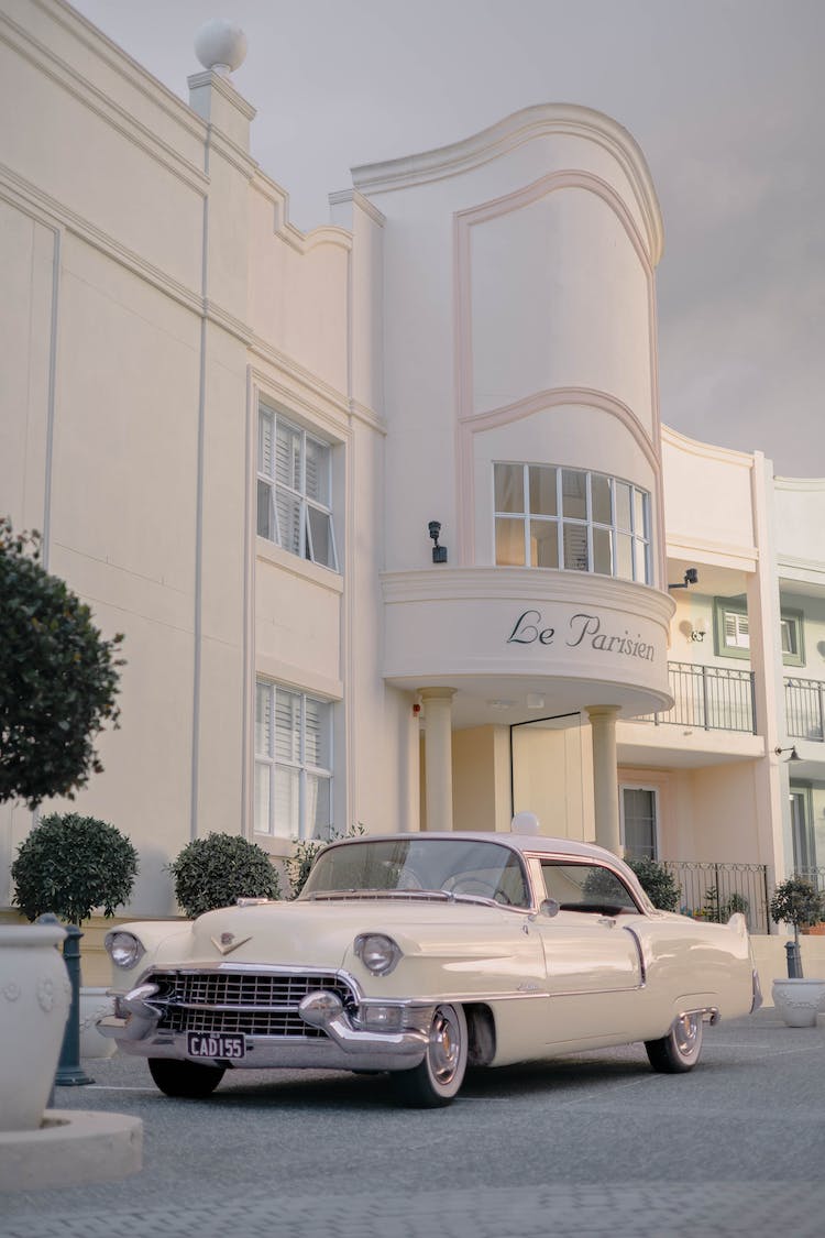 edificio coche vehiculo vintage