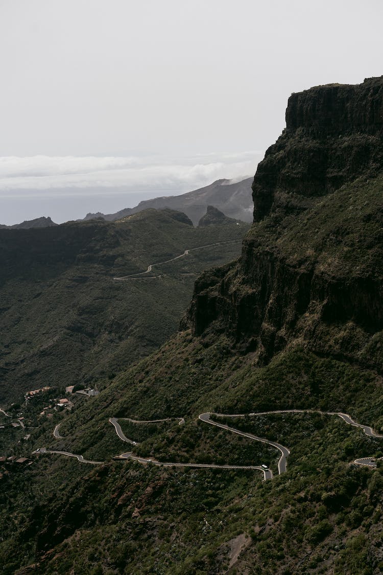 mar carretera paisaje playa