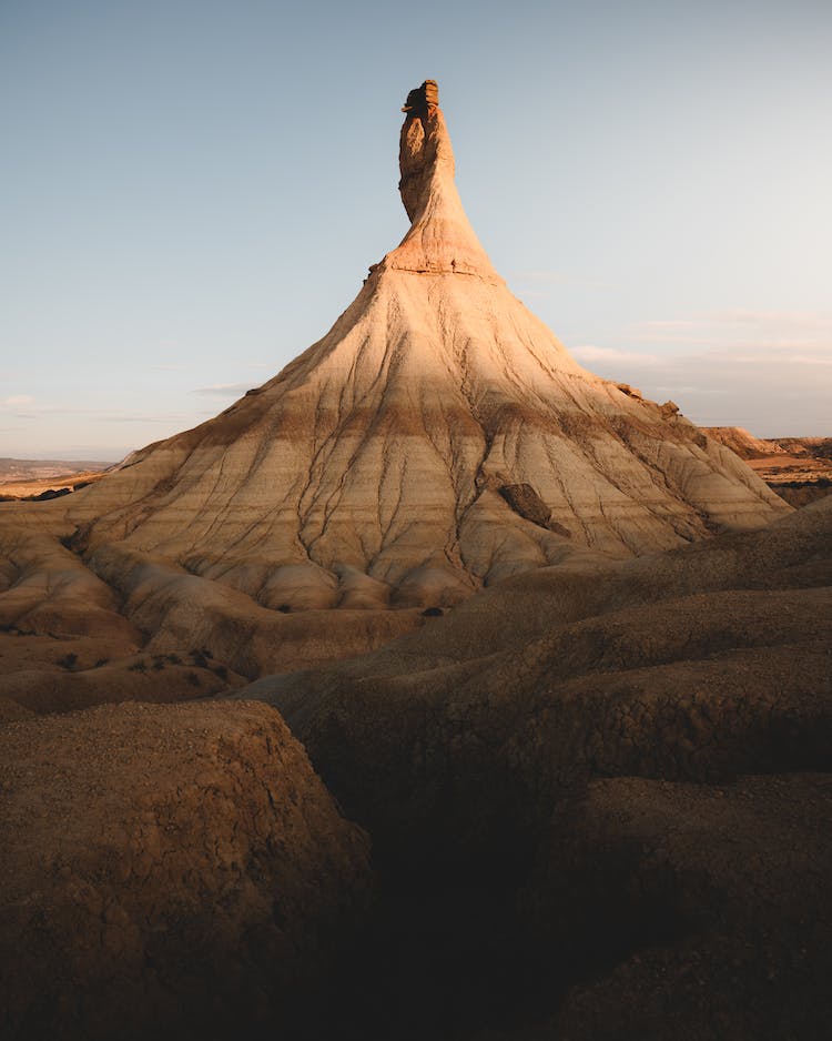 naturaleza desierto colina pico