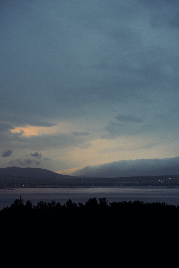 ligero mar amanecer paisaje