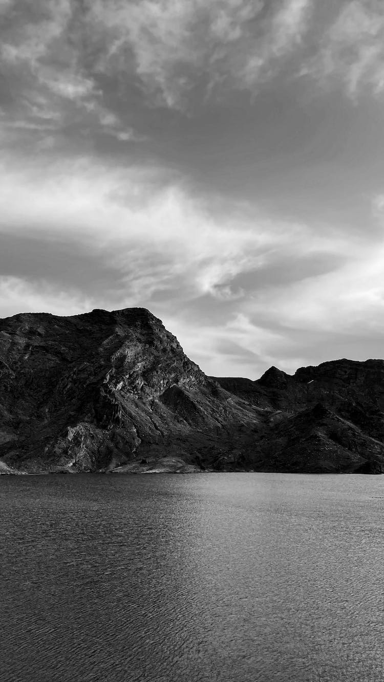 nieve mar blanco y negro paisaje