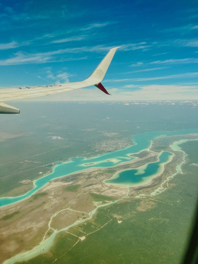 mar vuelo paisaje volador