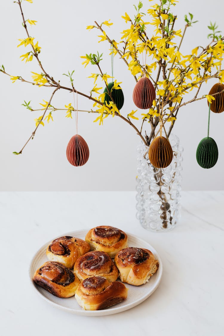 desayuno pascua postre hecho en casa