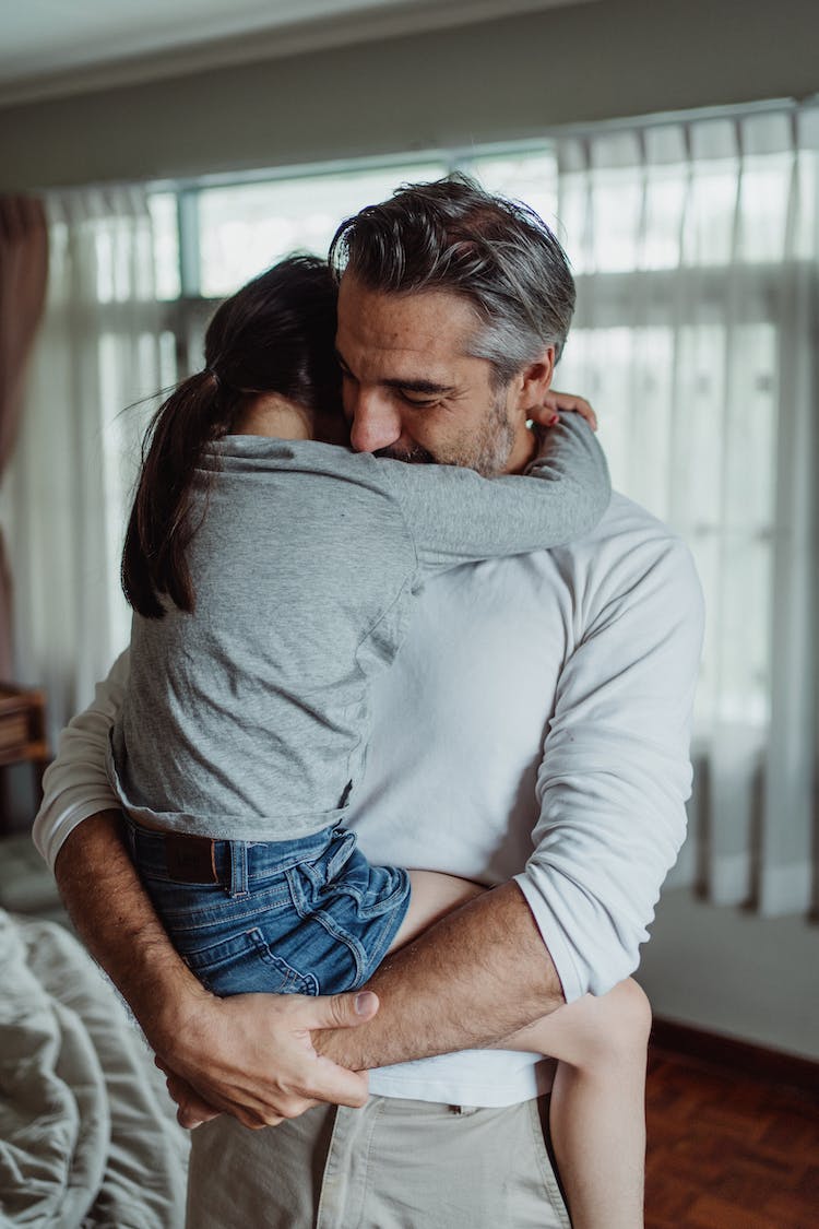 amor familia juntos padre