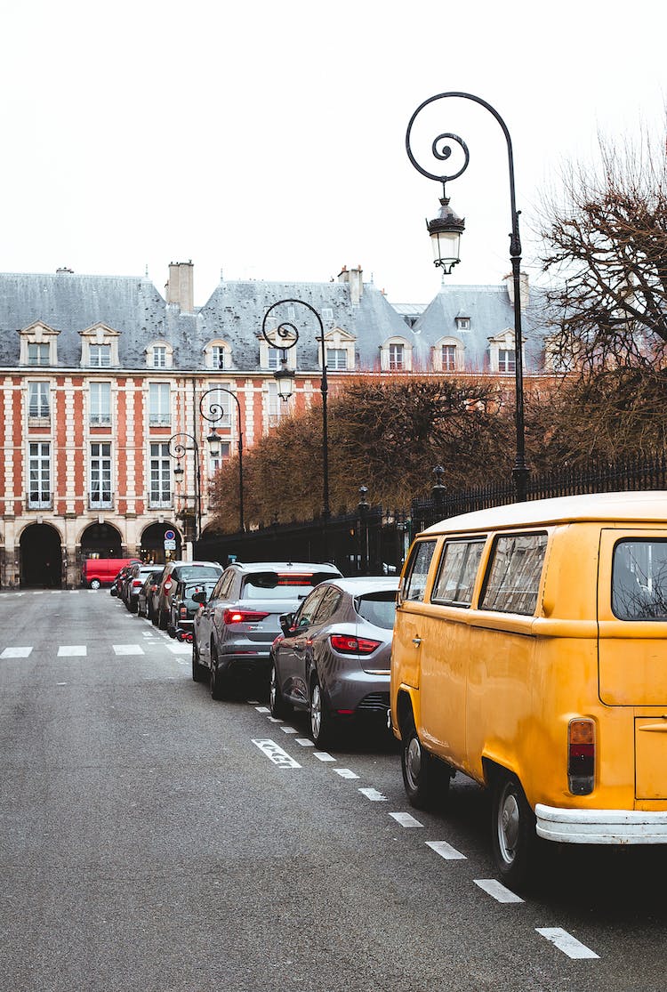 carretera calles paris edificios