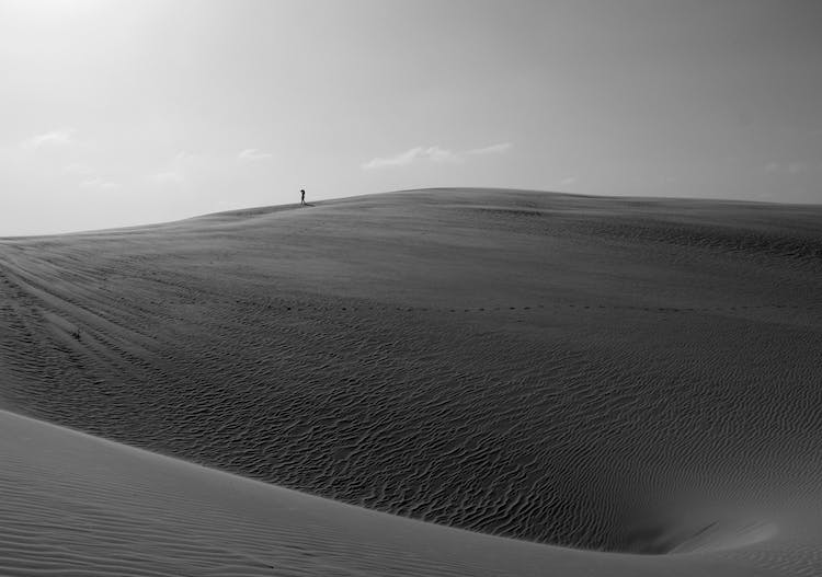 blanco y negro paisaje naturaleza persona