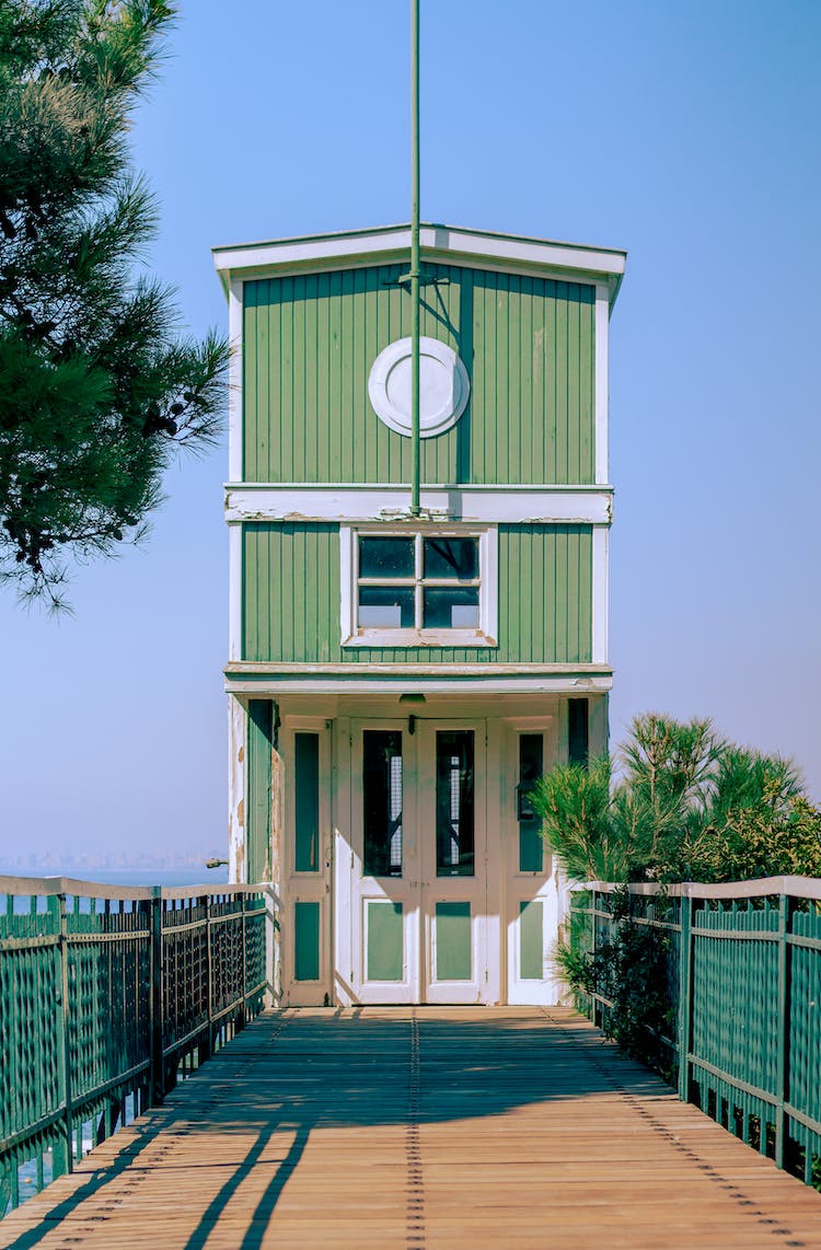 plantas cielo azul exterior casa en la playa