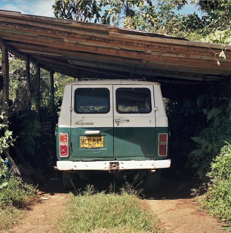 coche vehiculo vintage techo