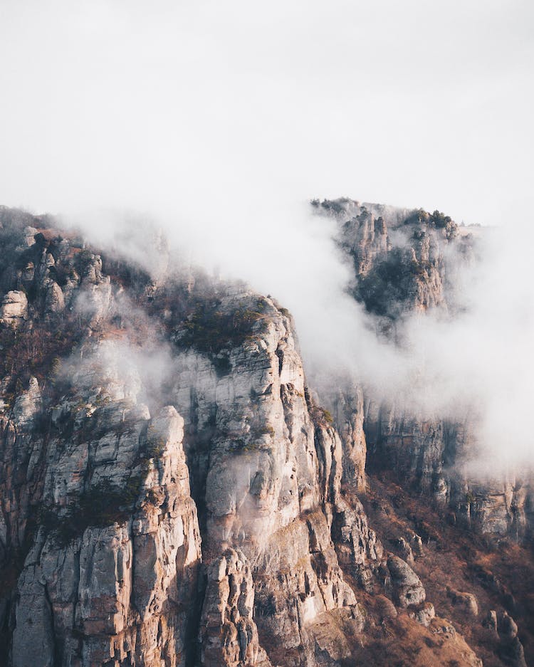 paisaje naturaleza nubes montana