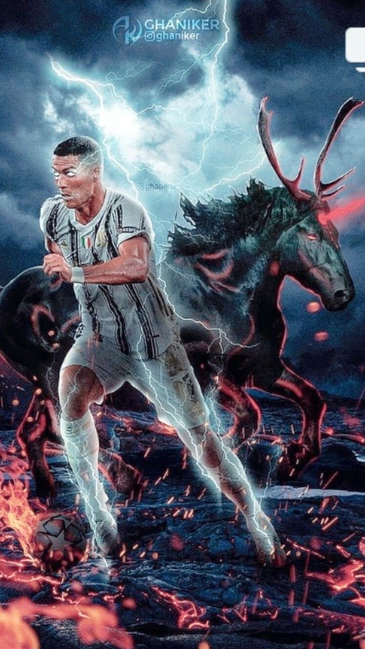 Cristiano Ronaldo The GOAT fondo hecho con IA