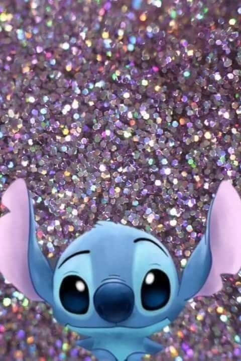 Stitch en 3D sonriendo