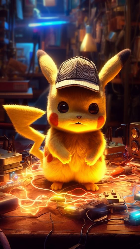 Pikachu con gorra