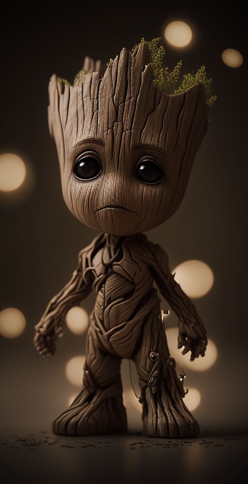 Personaje de película versión bebe yo soy groot